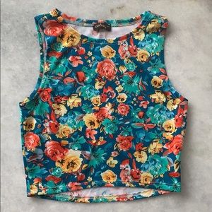 Audrey Floral Crop Top